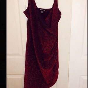 Red flattering dress